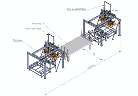 comprare Pressa a circuito corto a scatola artificiale macchina di stampa a caldo a scatola di particolato a linea automatica 15KW online manufacture