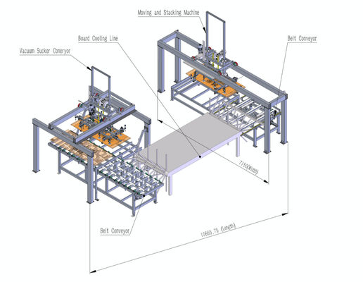 comprare Linea di produzione di cartoni artificiali a breve ciclo 400L Min Fonte di gas online manufacture